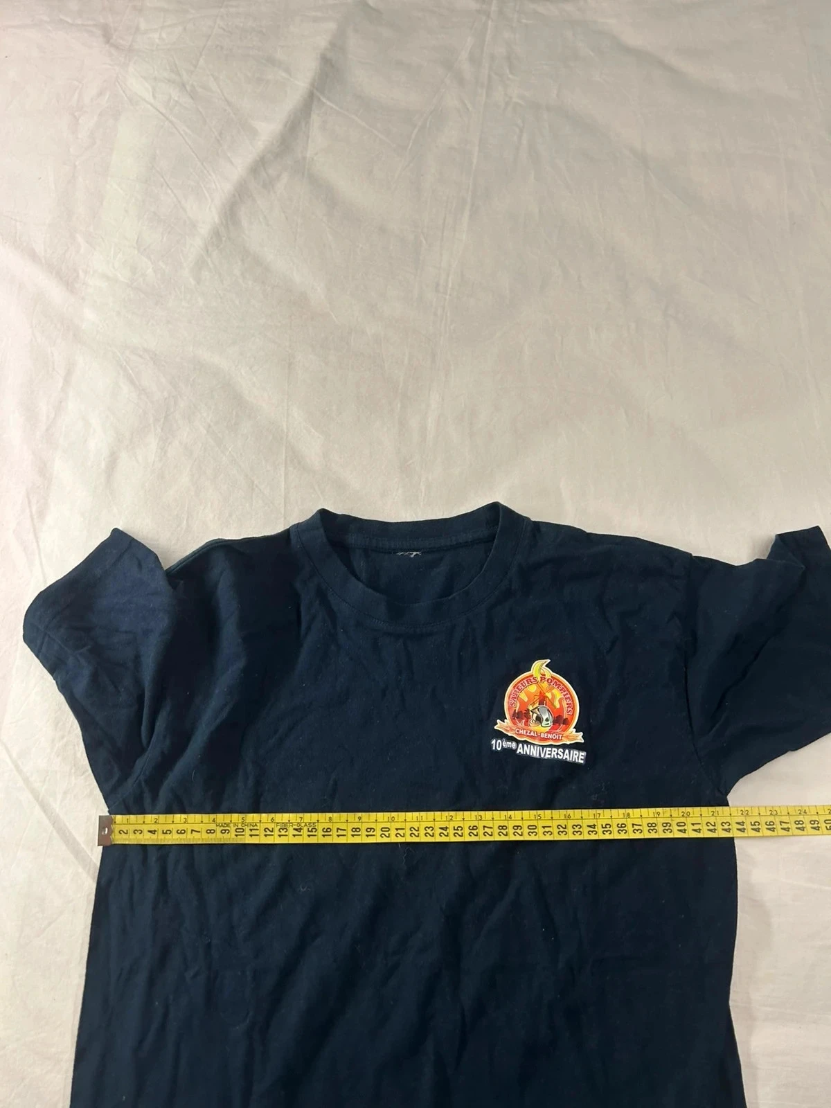 Black firefighter print t-shirt – photo 7